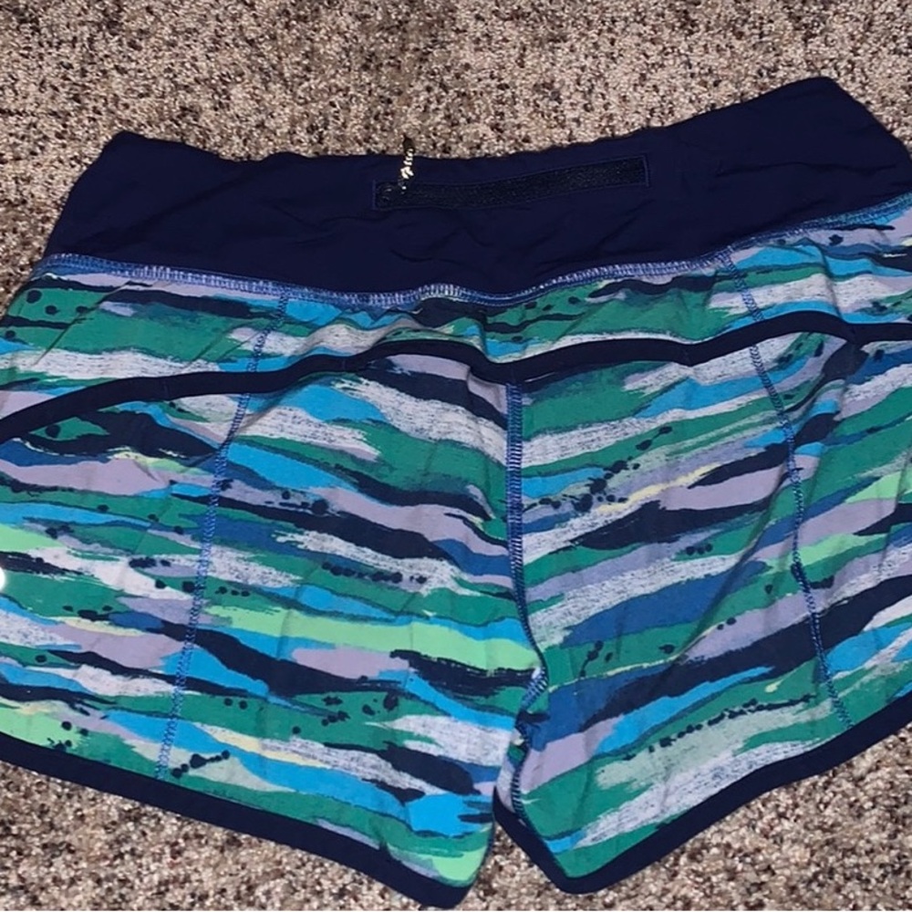 Lululemon Running Multicolor Patterned Athletic S… - image 1